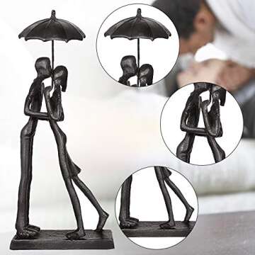 Jalunth Iron Sculpture - Elegant Couple Home Decor