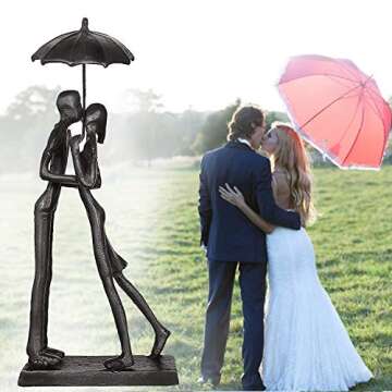 Jalunth Iron Sculpture - Elegant Couple Home Decor