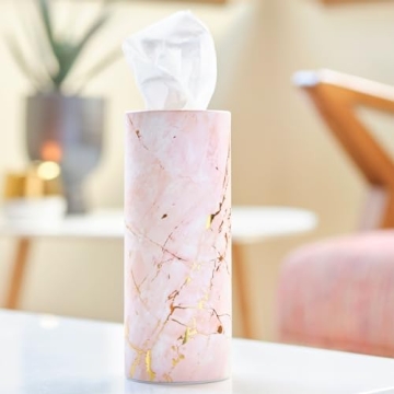 Zodaca Marble Car Tissues Stylish Absorbent Travel Wipes