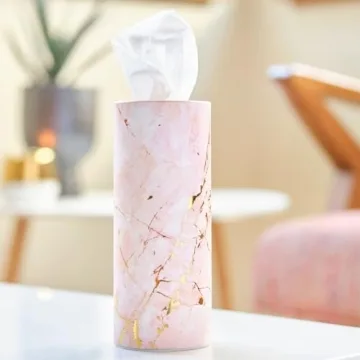 Zodaca Marble Car Tissues Stylish Absorbent Travel Wipes