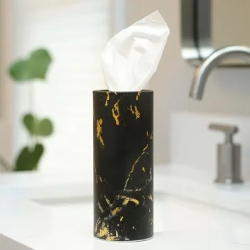 Zodaca Marble Car Tissues Stylish Absorbent Travel Wipes