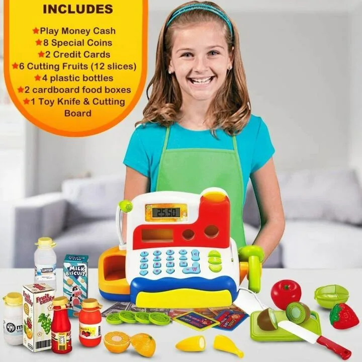 Interactive Cash Register Playset for Kids