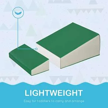 Soozier 5 Piece Climb and Crawl Activity Play Set, Baby Soft Play Set, Foam Climbing Blocks for Toddlers, Kids Preschooler Indoor Play Equipment Contemporary