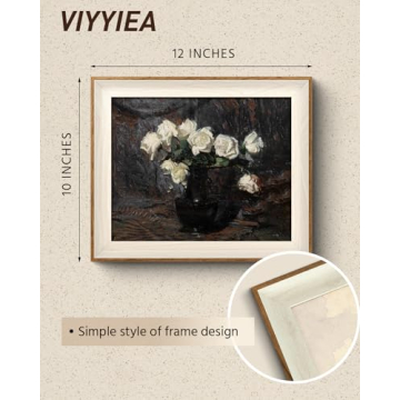 Stylish VIYYEA Vintage Framed Wall Art for Home Decor