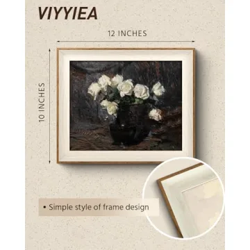 Stylish VIYYEA Vintage Framed Wall Art for Home Decor