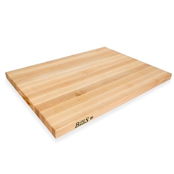 John Boos Block R-Board Wood Cutting Board, Maple 24x18