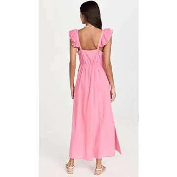 XIRENA Women's Leia Dress, Rose Mallow, Pink, S