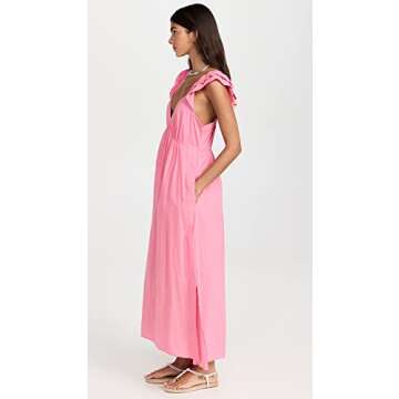 XIRENA Women's Leia Dress, Rose Mallow, Pink, S