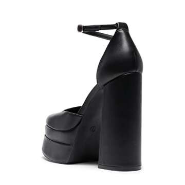 DREAM PAIRS Stylish Chunky Platform Heels for Women