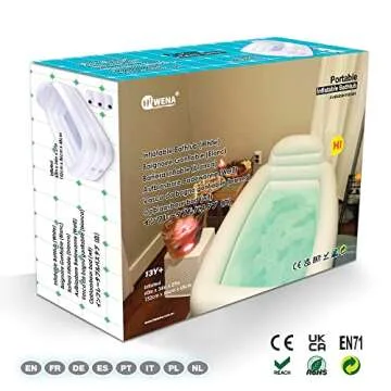 HIWENA Inflatable Portable Bathtub for Home and Travel