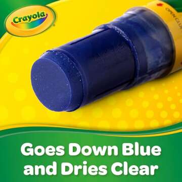 Crayola Washable Glue Sticks for Kids Crafting Supplies