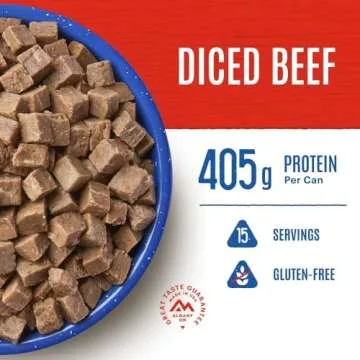 Mountain House Diced Beef | Premium Freeze-Dried Protein