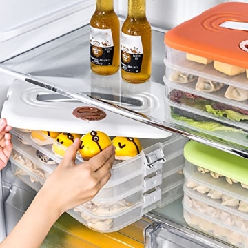 Jonvin 4-Layer Stackable Food Containers with Lids