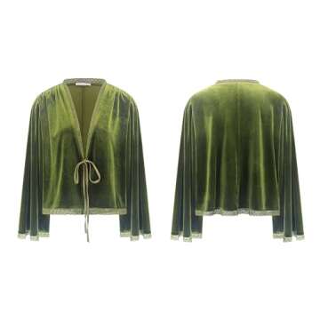 R.Vivimos Fall Velvet Jacket for Women - Casual Charm