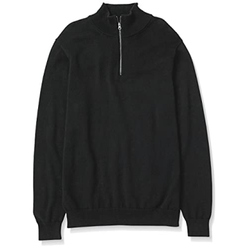 Men's 100% Cotton Quarter-Zip Sweater - Amazon Essentials