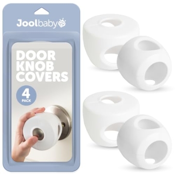 Jool Baby Door Knob Covers - Easy Install Safety Solution