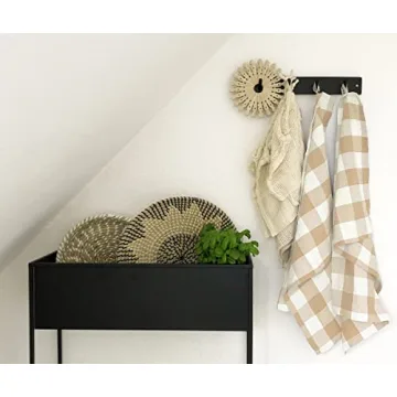 Shop Elegant Beige Cotton Kitchen Towels Set of 3 | 18x28