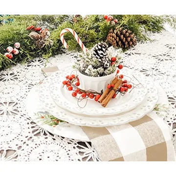 Shop Elegant Beige Cotton Kitchen Towels Set of 3 | 18x28