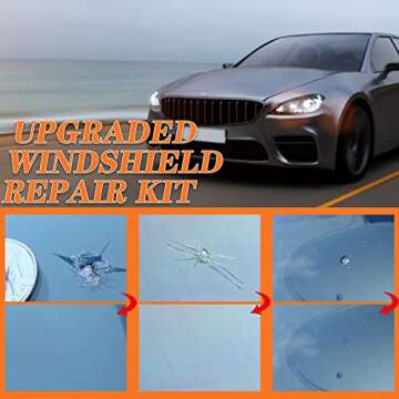 Upgraded Windshield Repair Kit for Automotive Crack Fixing