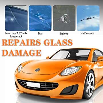 Windshield Repair Kit for Quick Chip Fixes in Minutes