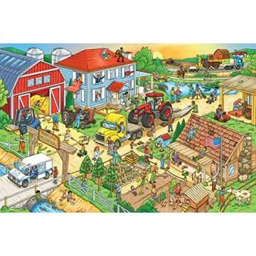 Explore My Big Wimmelbook—On the Farm for Kids