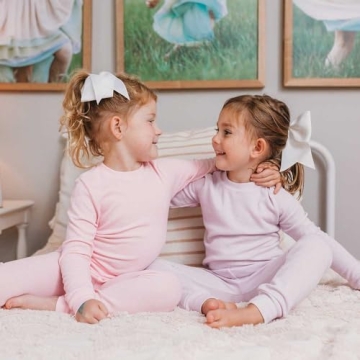 Little Girls Thermal Underwear Set for Sensitive Skin