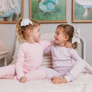 Little Girls Thermal Underwear Set for Sensitive Skin