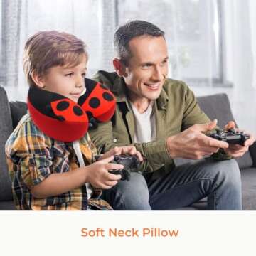 COOLBEBE Kids Travel Neck Pillow for Toddler Comfort