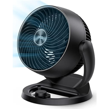 Dreo Fan for Bedroom, 12 Inches, 70ft Powerful Airflow, 28db Quiet Table Air Circulator Fans for Who...