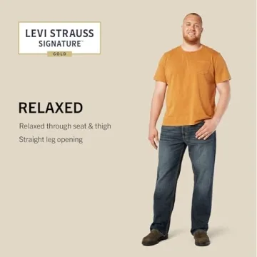 Levi Strauss Signature Gold Label Relaxed Fit Flex Jeans
