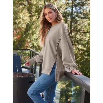 Trendy Queen Oversized Crewneck Sweatshirt - Cozy Style