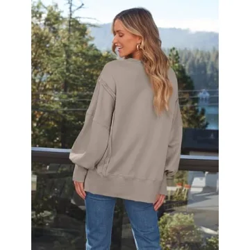 Trendy Queen Oversized Crewneck Sweatshirt - Cozy Style