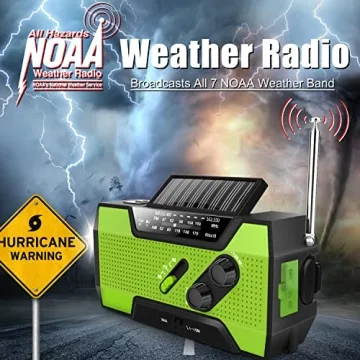 Emergency Crank Weather Radio for Safety & Preparedness