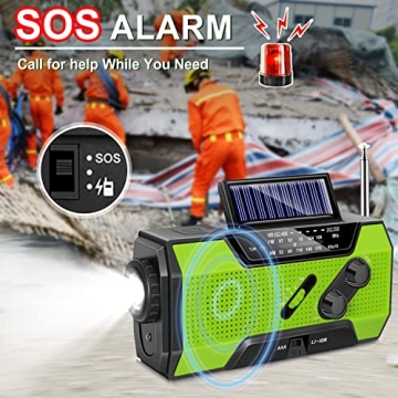 Emergency Crank Weather Radio for Safety & Preparedness