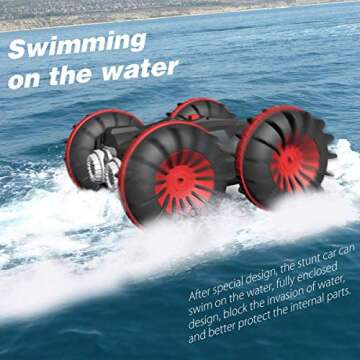 Amphibious Remote Control Car for Kids Outdoor Fun