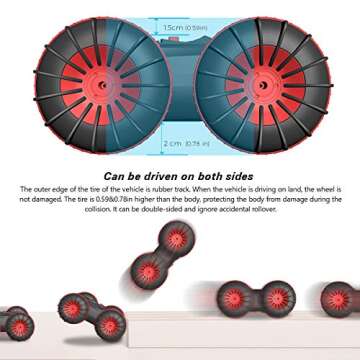 Amphibious Remote Control Car for Kids Outdoor Fun