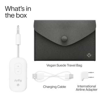 AirFly Pro 2 Deluxe Bluetooth Adapter for Travel