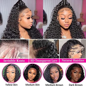 Gaozhao 30 Inch 13x6 Lace Front Wig - Deep Wave Style