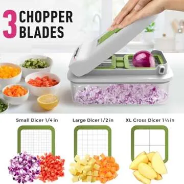 Mueller Pro-Series Veggie Chopper for Effortless Meal Prep