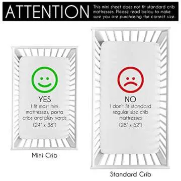 Soft & Stylish Black and White Arrow Mini Crib Sheets