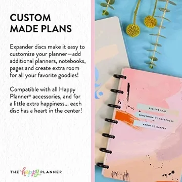 Black Expander Discs for Happy Planner - Boost Space