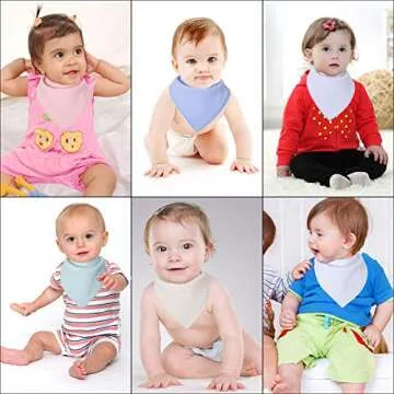 Maiwa Snap Drool Bibs - Stylish & Absorbent for Babies