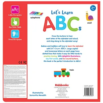 Engaging ABC Book with Fun Sound Buttons for Toddlers