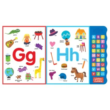 Engaging ABC Book with Fun Sound Buttons for Toddlers