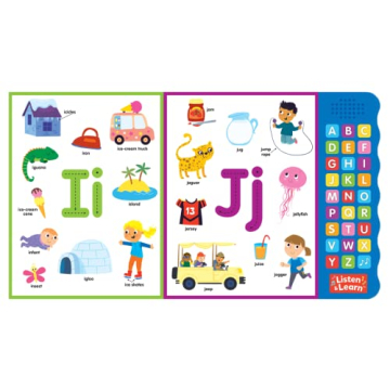 Engaging ABC Book with Fun Sound Buttons for Toddlers