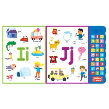 Engaging ABC Book with Fun Sound Buttons for Toddlers