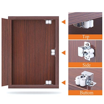 Durable Double Roller Cabinet Latches for Secure Doors