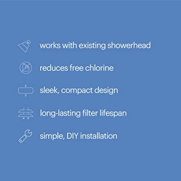 Brondell VivaSpring Shower Filter - Healthier Skin & Hair