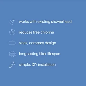 Brondell VivaSpring Shower Filter - Healthier Skin & Hair