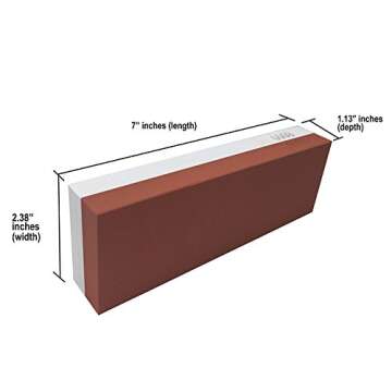 Mose Cafolo Premium Sharpening Stones Double Sided Grit 3000/8000 Whetstone - Kitchen Knife Sharpene...